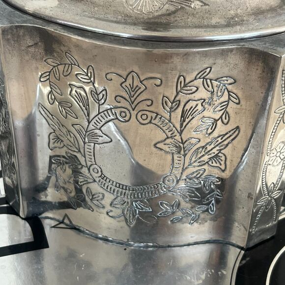 Vintage Godinger Silver-Plated Jewelry Box with Red Velvet Lining - Picture 4 of 11